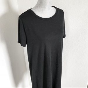 Mossimo Black T-Shirt Dress Size XL